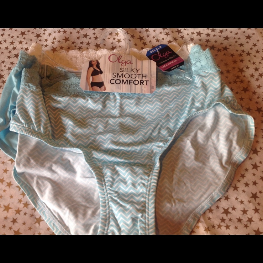 🌼Olga Without a Stitch hipster panties NWT size 8